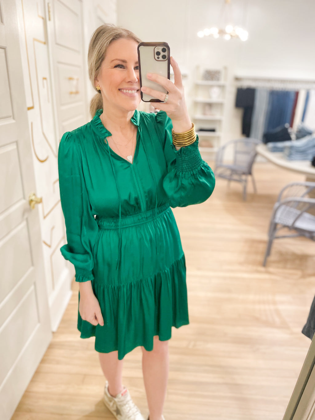 Clara Dress | Emerald