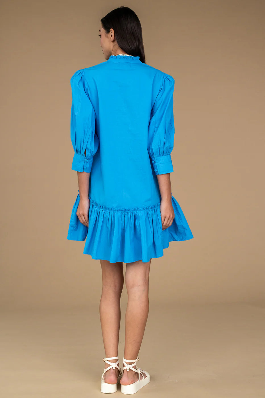 Chloe Dress | Mykonos Blue