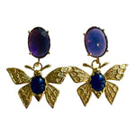Butterfly Jewel Earrings | Lapis