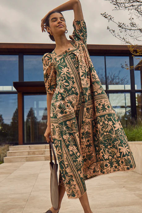 Waverly Dress Floral Frame - Main Image