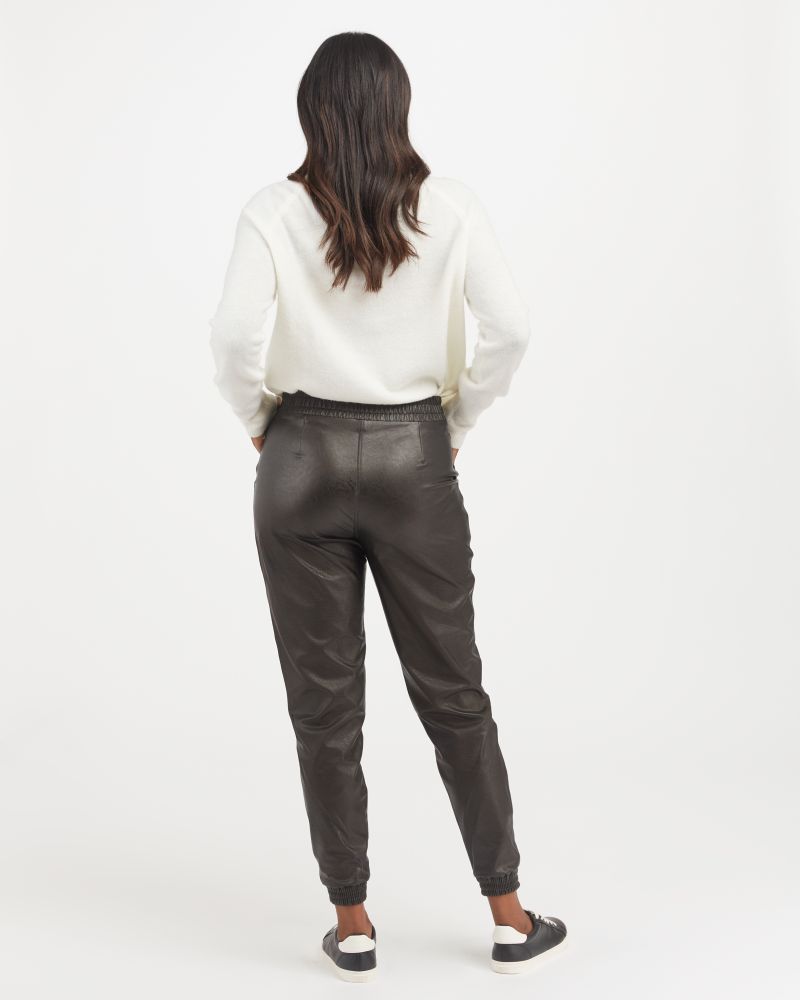 Leather Leggings Spanx Leather Like Joggers Plus Size Spanx