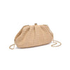 Triana Straw Frame Clutch | Natural