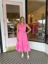 Tiered Midi Dress | Punch