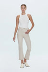 Lennon High Rise Crop Boot | Stone
