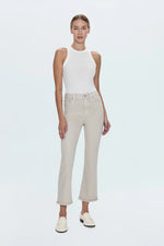 Lennon High Rise Crop Boot | Stone