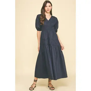 Navy Maxi Dress