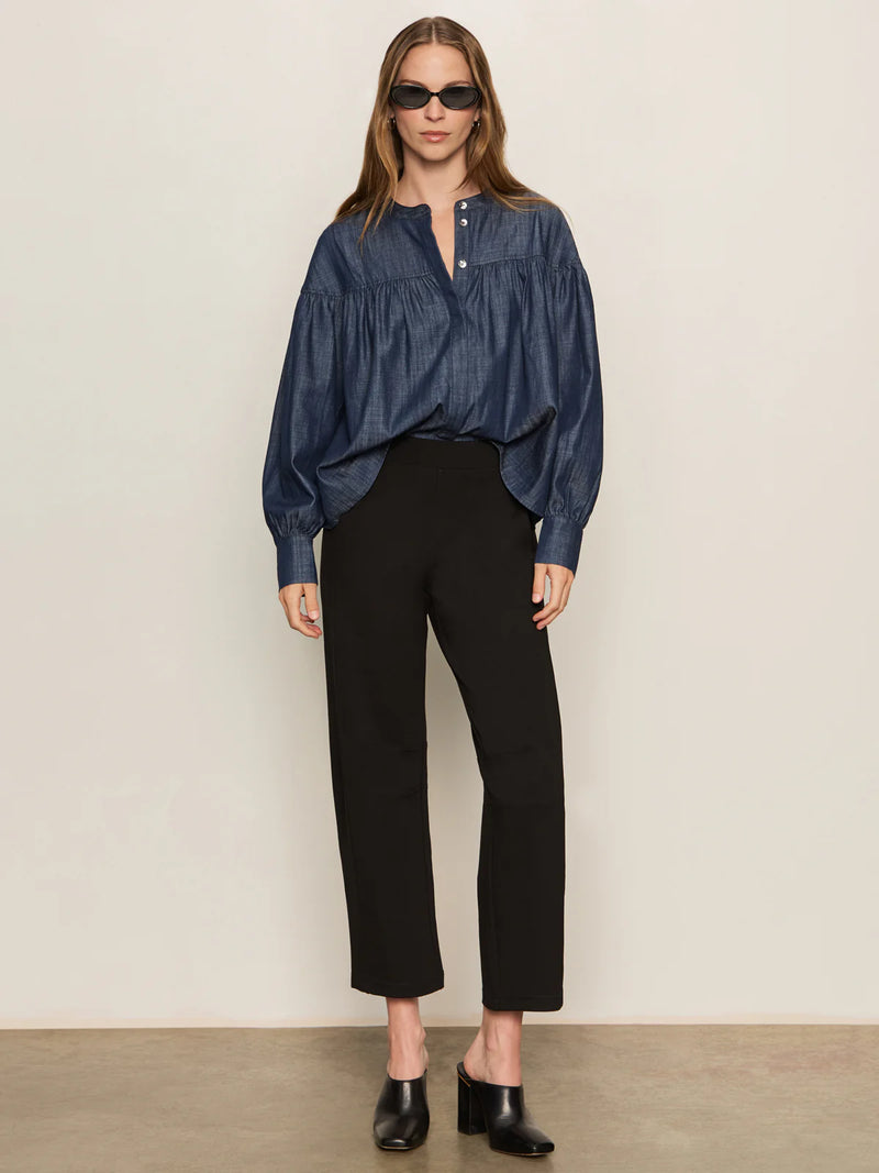 Ponte Barrel Trouser | Black