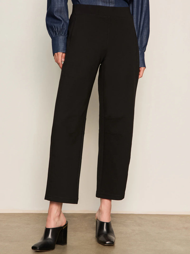 Ponte Barrel Trouser | Black