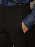 Ponte Barrel Trouser | Black