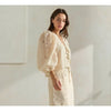 Eyelet Embroidered Blouse | Cream