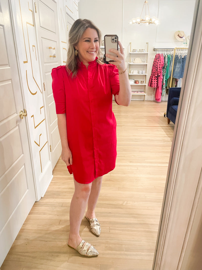 Callie Dress | Red