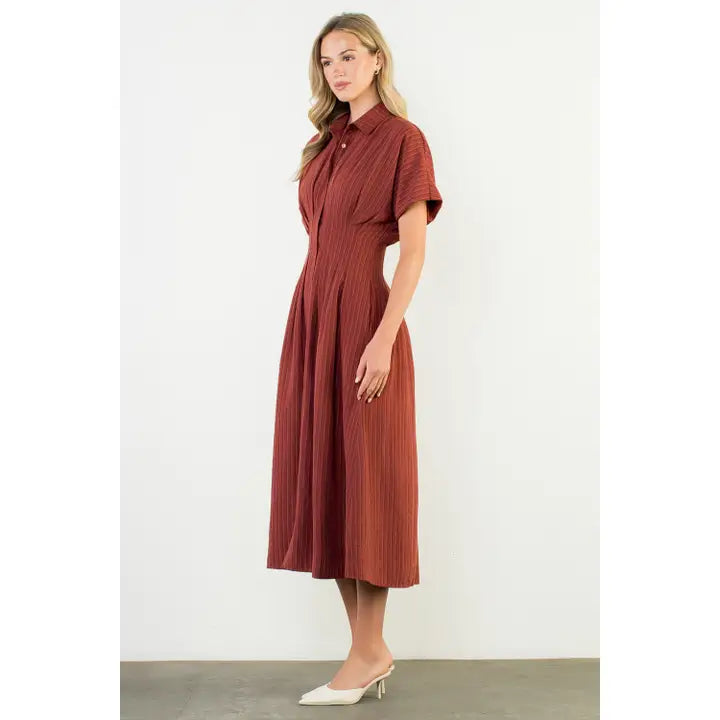 Brynn Dress | Burgundy