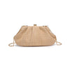 Triana Straw Frame Clutch | Natural