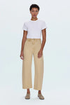 Penny Crop High Rise Wide Leg | Sand Dollar