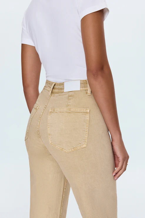 Penny Crop High Rise Wide Leg | Sand Dollar