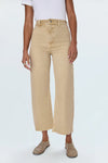 Penny Crop High Rise Wide Leg | Sand Dollar