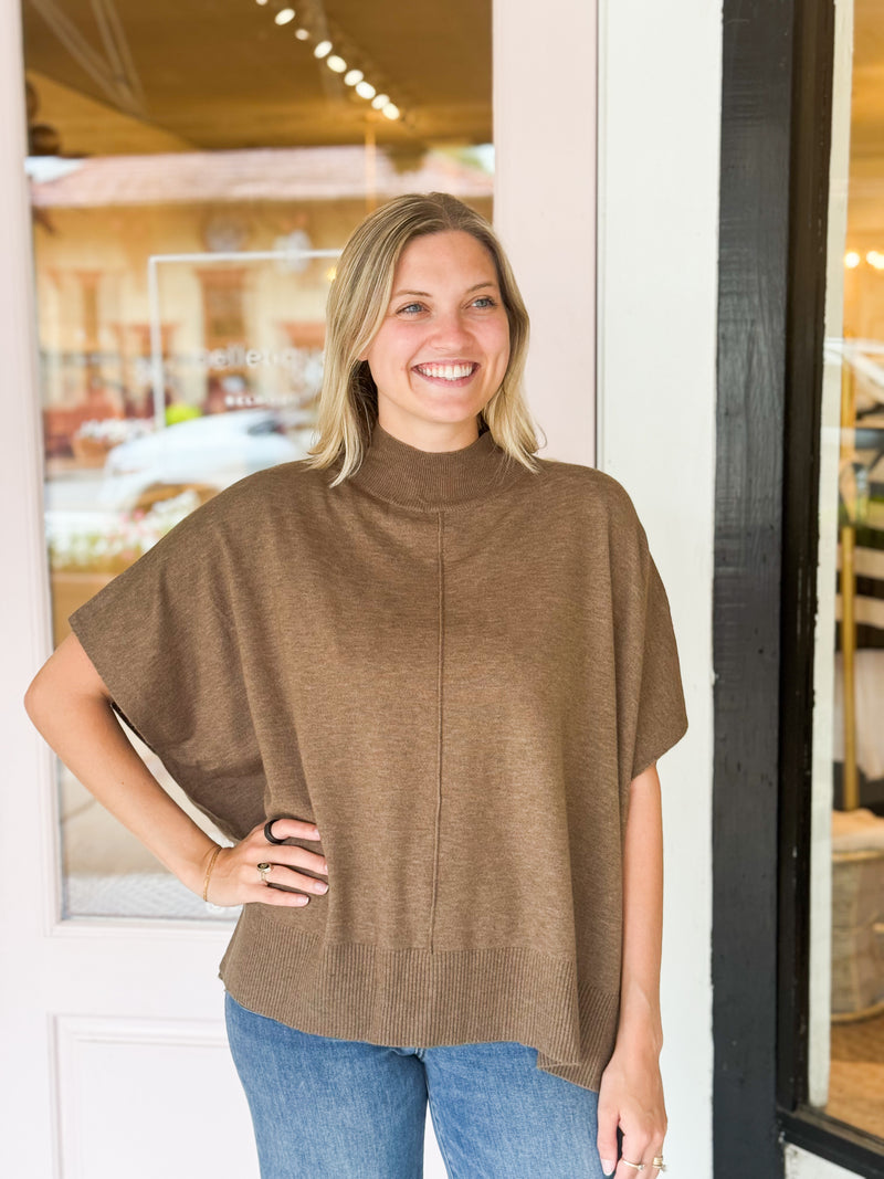 Caroline Top | Khaki Rinse