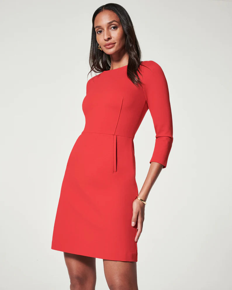 The Perfect A-line 3/4 Sleeve Dress – Spanx