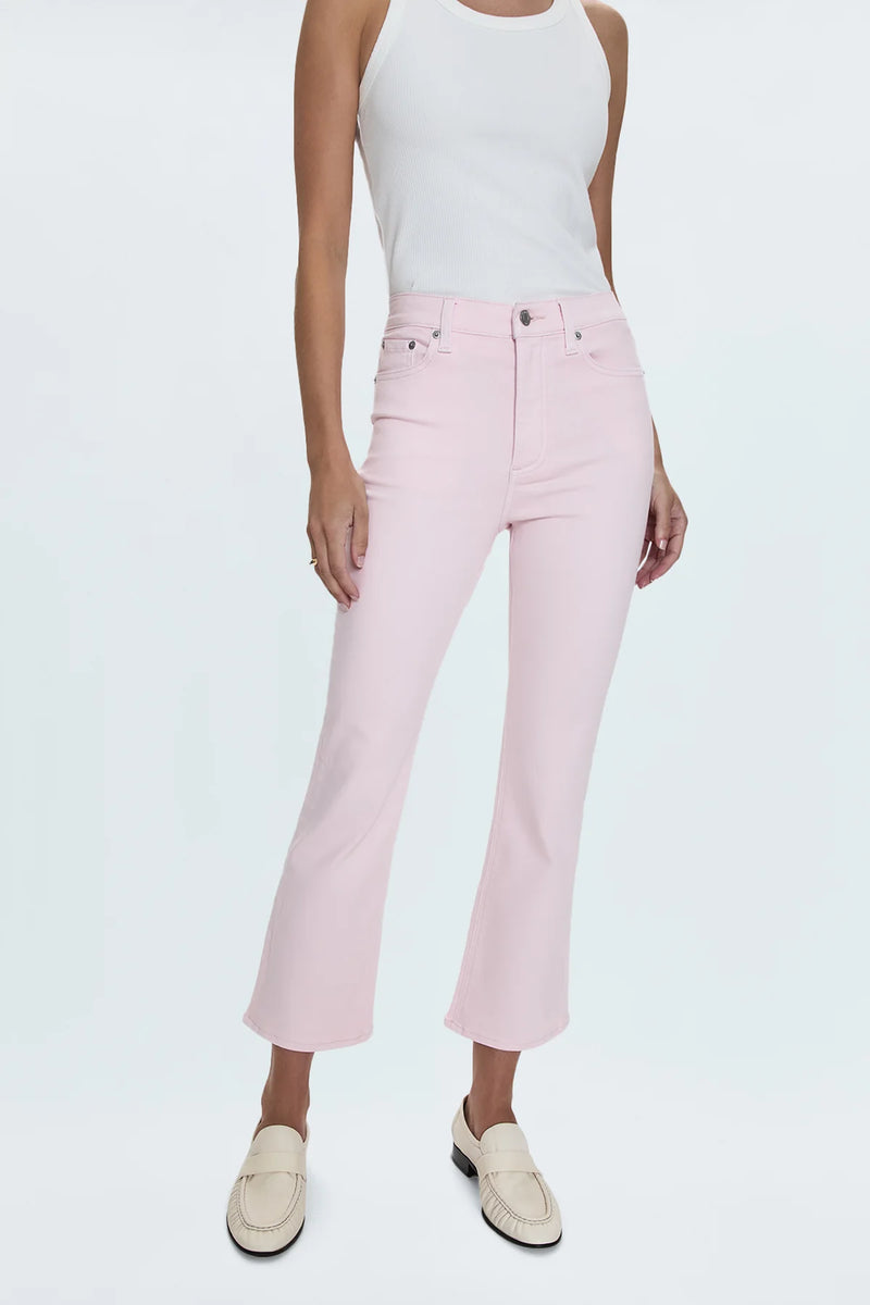 Lennon High Rise Crop Boot | Blush