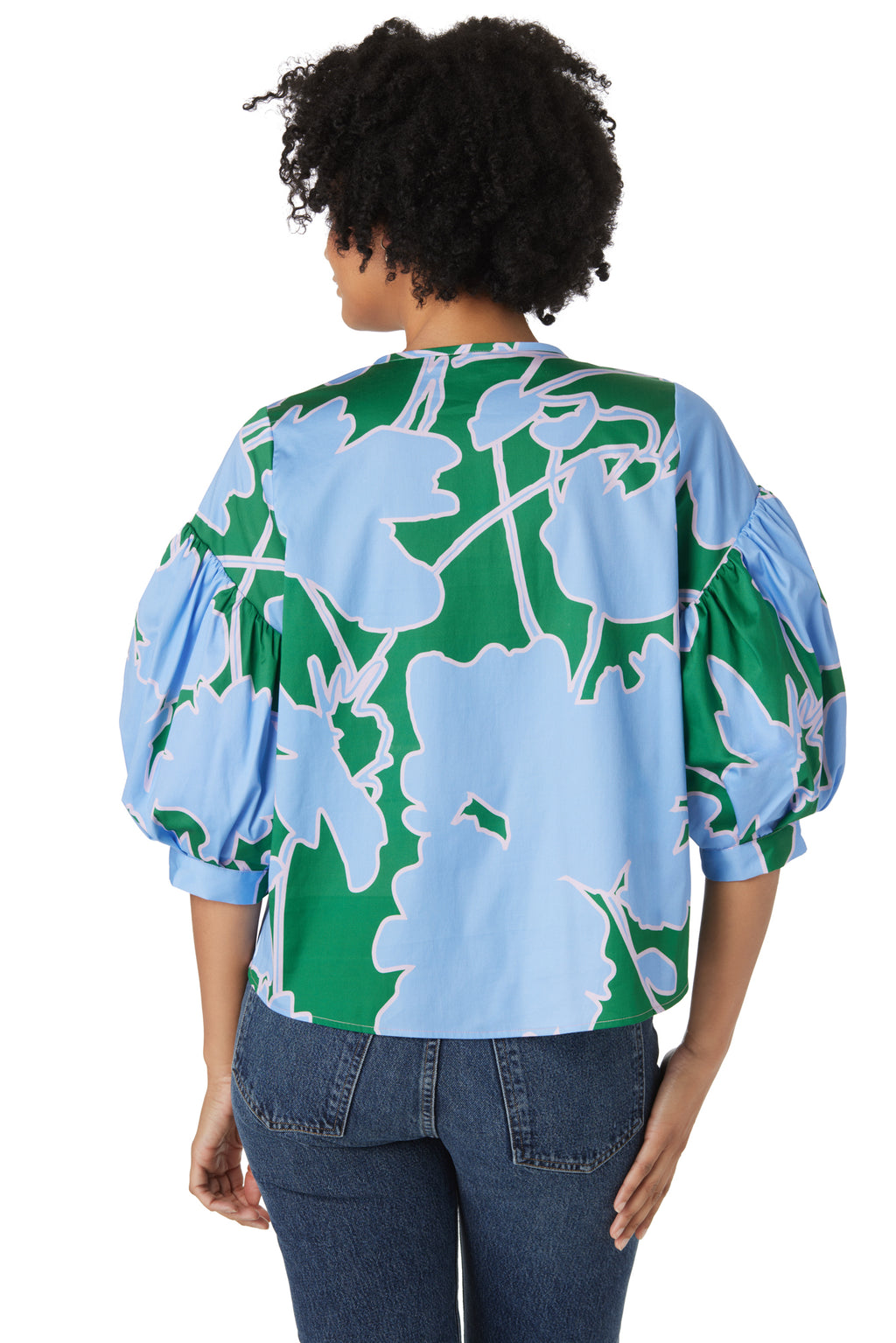 Ashby Top | Floral Figure
