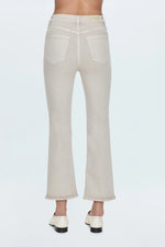 Lennon High Rise Crop Boot | Stone