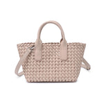 Paisley Woven Crossbody | Almond