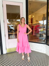 Tiered Midi Dress | Punch
