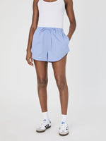 Alexis Cotton Drawstring Shorts | Oxford Blue