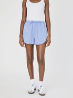 Alexis Cotton Drawstring Shorts | Oxford Blue