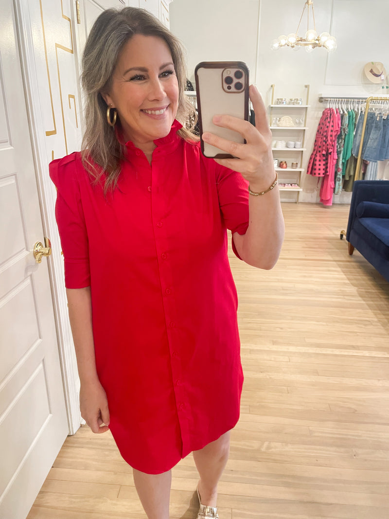 Callie Dress | Red