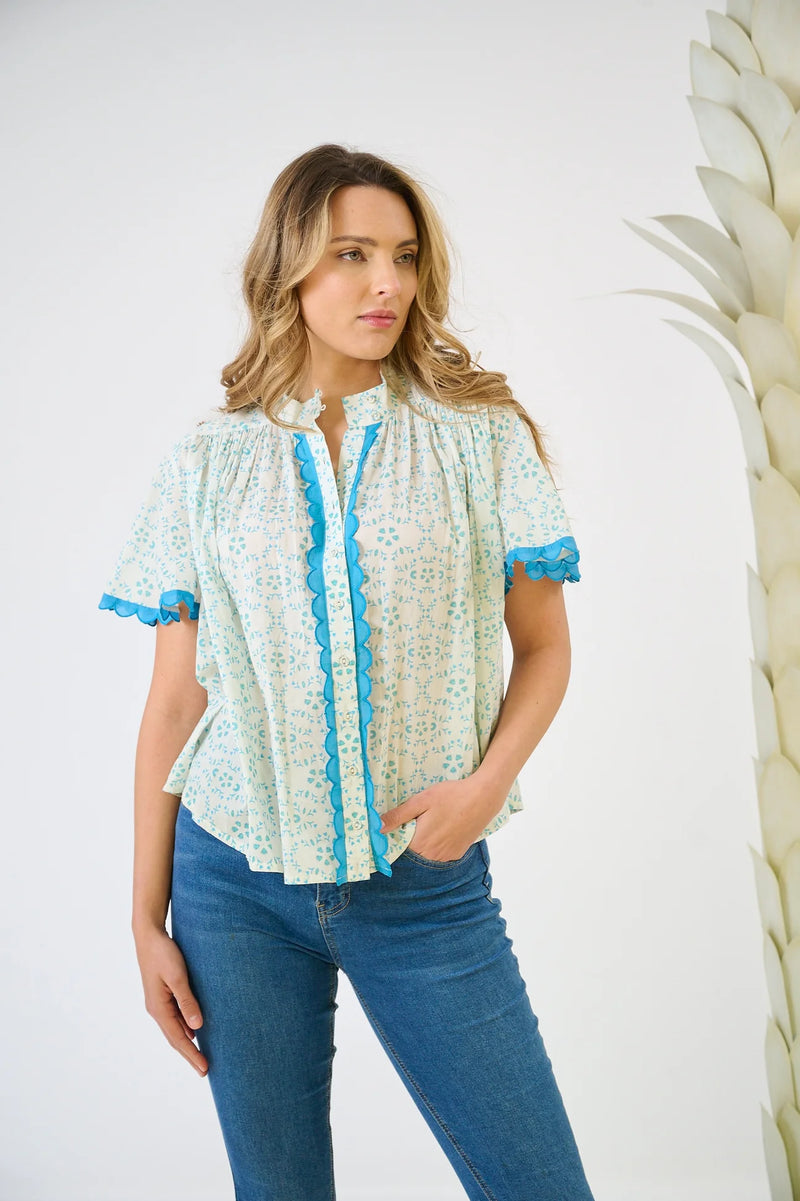 Parham Blouse | Periwinkle