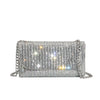 Kiki Silver Small Crossbody Rhinestone Bag