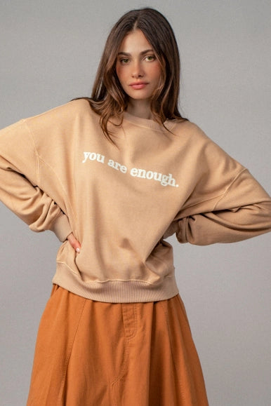 You Are Enough Crewneck Sweatshirt