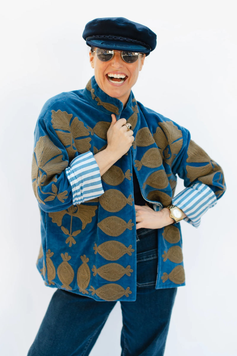 SGT Pepper Crew Jacket | Blue + Green