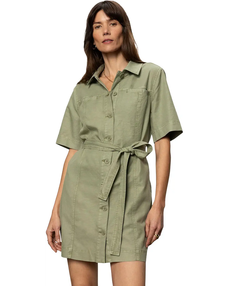 Alma Surplus Dress | Sage