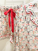 Nutcracker Satin Christmas PJ Set