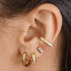 Tinsley Huggie Hoop Earring | Gold