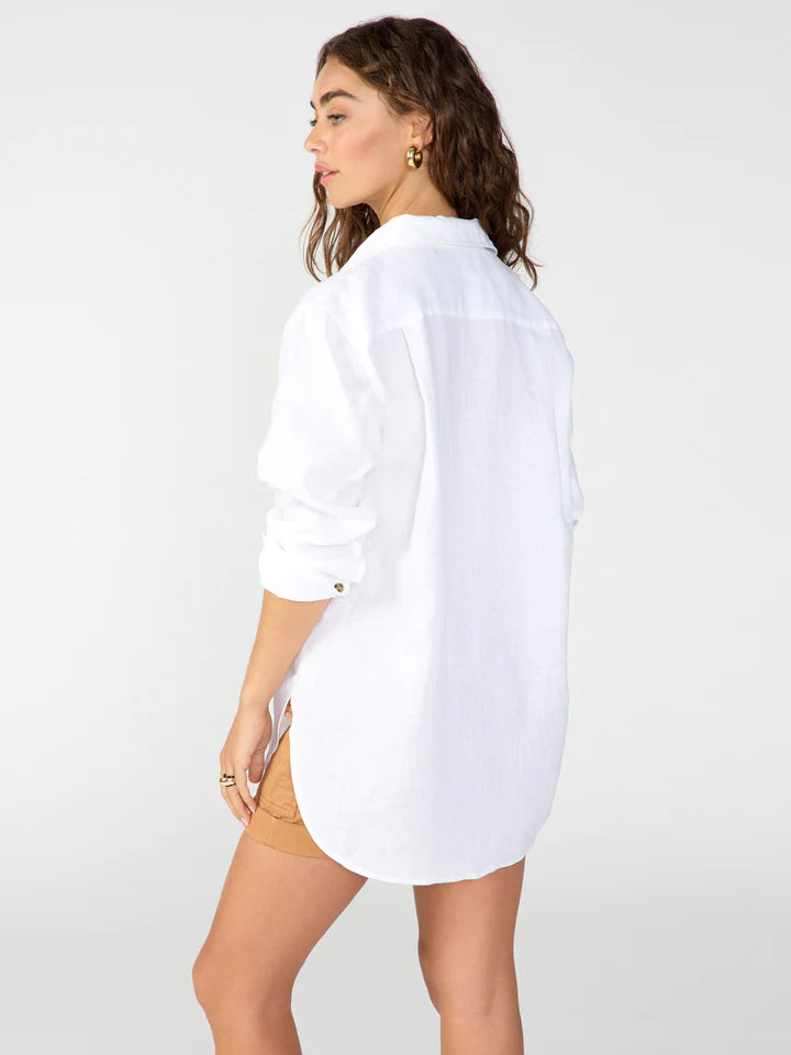 Relaxed Linen Shirt | White