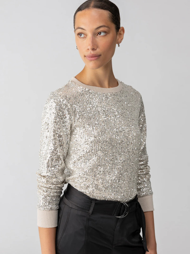 Sparkle Together Top | Champagne