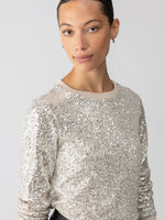 Sparkle Together Top | Champagne