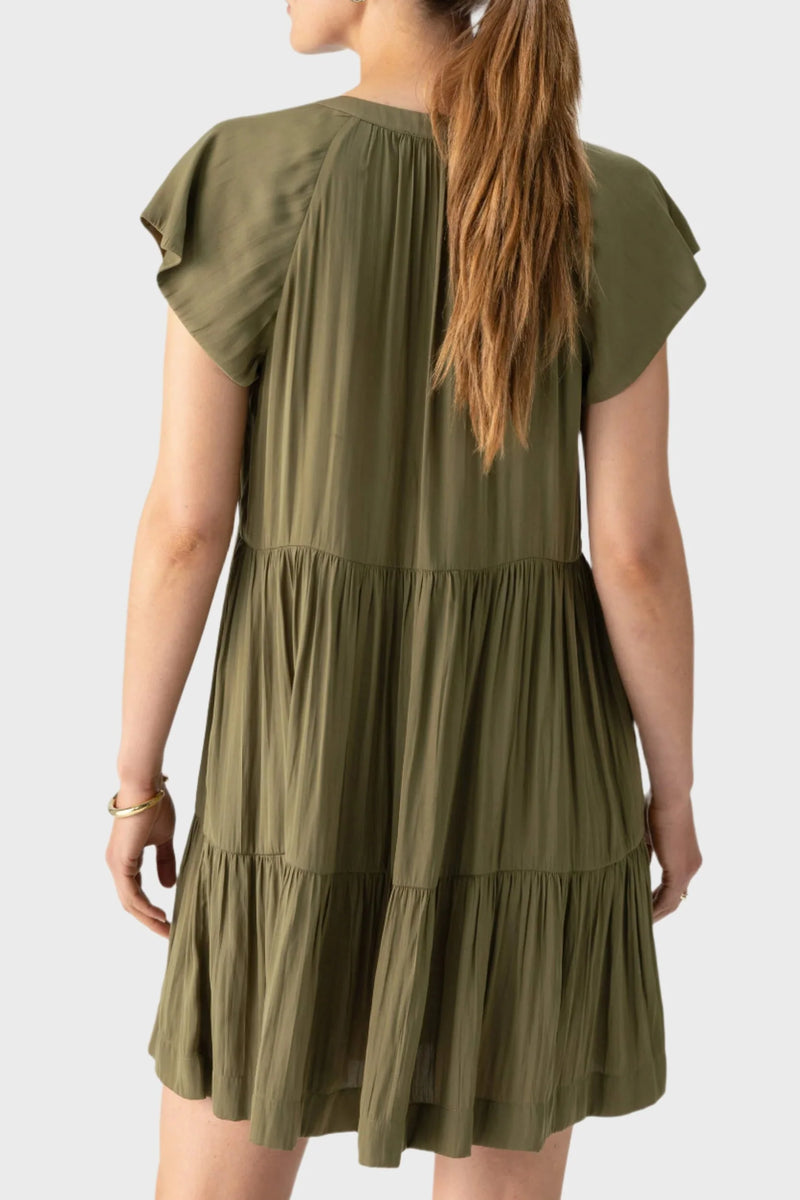 Modern Babydoll Dress | Burnt Olive