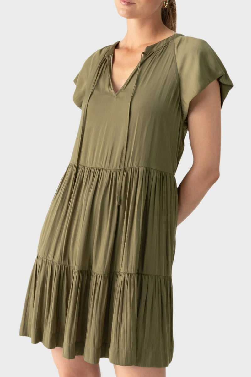 Modern Babydoll Dress | Burnt Olive