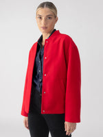 Modern Bomber Jacket | Mars Red