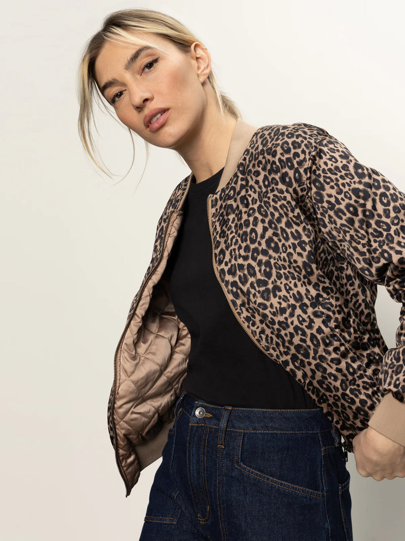 Monroe Sateen Bomber Jacket | French Kitty
