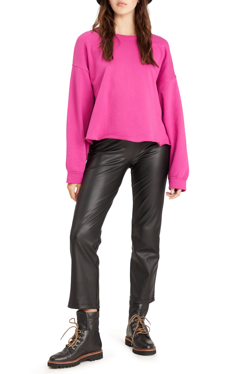 Carnaby Kick Crop | Black