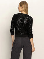 Relaxed Sparkle Popover | Black