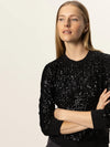 Relaxed Sparkle Popover | Black