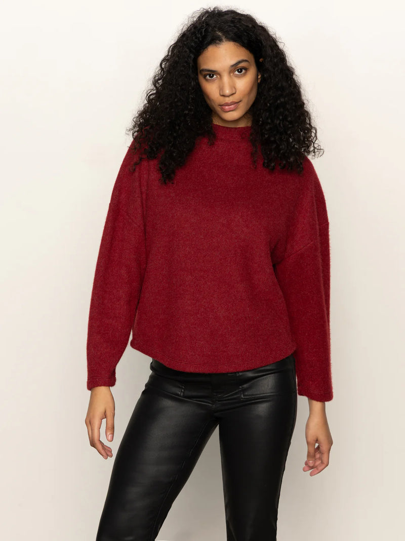 Change of Pace Top | Crimson