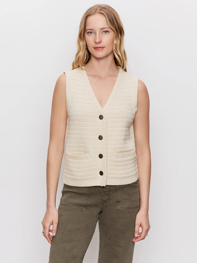 Textured Sweater Vest | Macrame