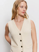 Textured Sweater Vest | Macrame